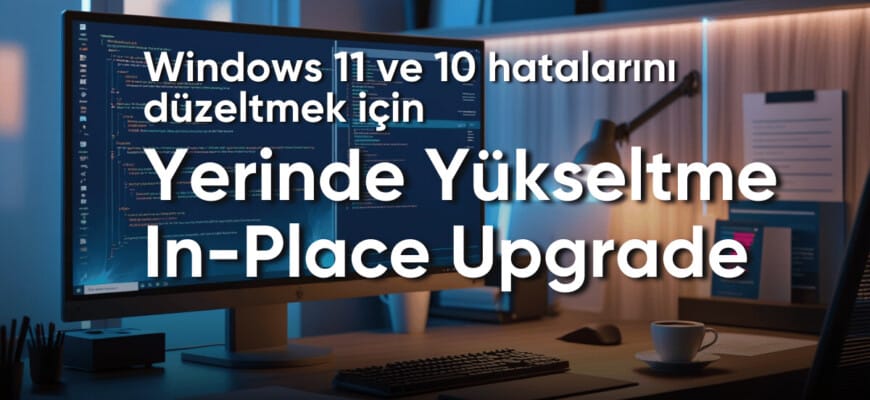 Windows'ta Yerinde Yükseltme (In-Place Upgrade) nasıl yapılır